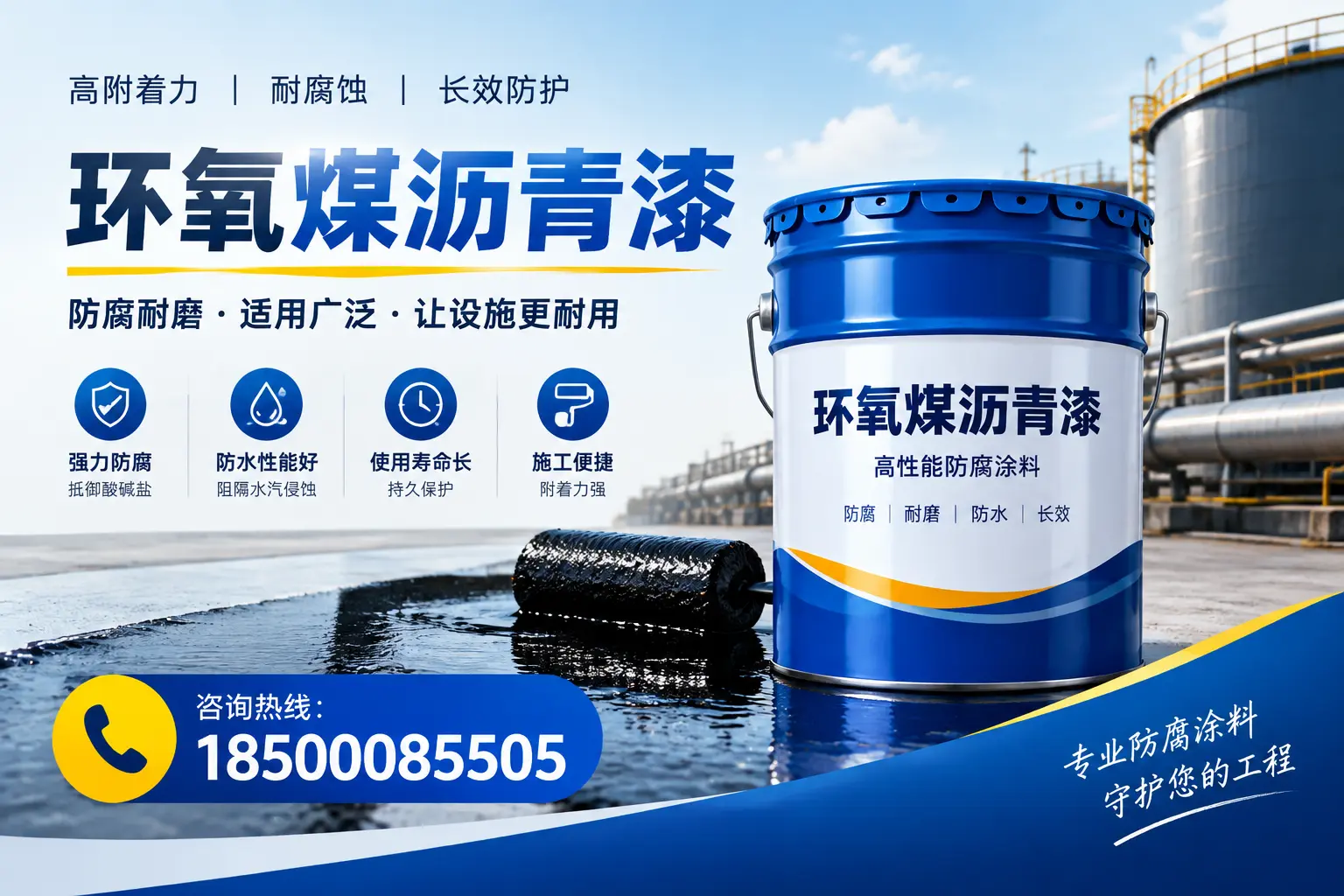 环氧煤沥青漆与其他涂料的对比分析，助力新星企业决策